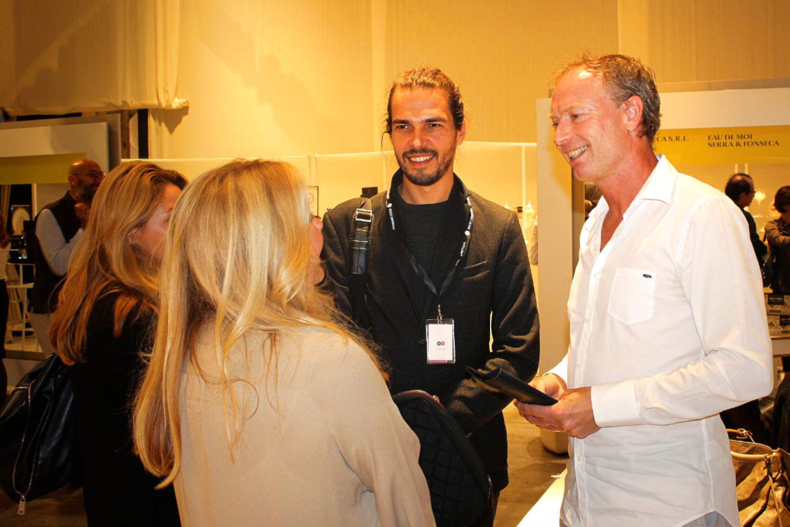Puredistance Founder Jan Ewoud Vos and Ivo Parac at Pitti Fragranze in Florence