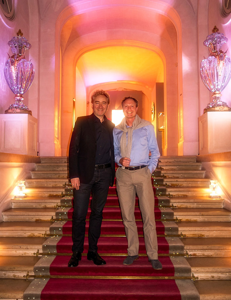 Puredistance founder Jan Ewoud Vos and Perfumer Antoine Lie in Paris