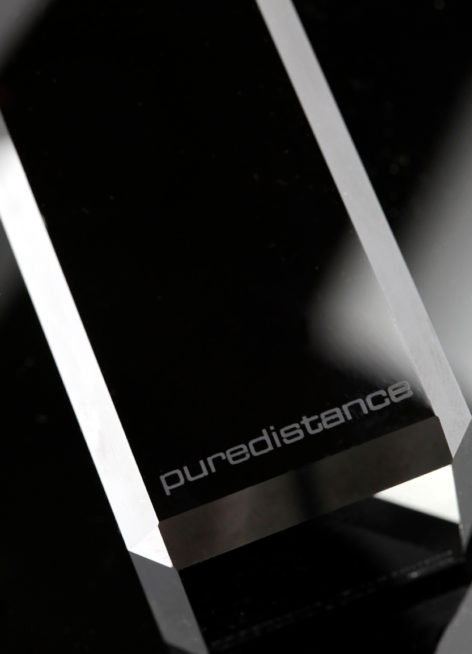 puredistance crystal column steel perfume swarovski