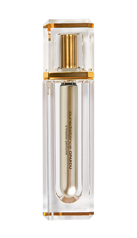 Puredistance opardu crystal column clear & gold