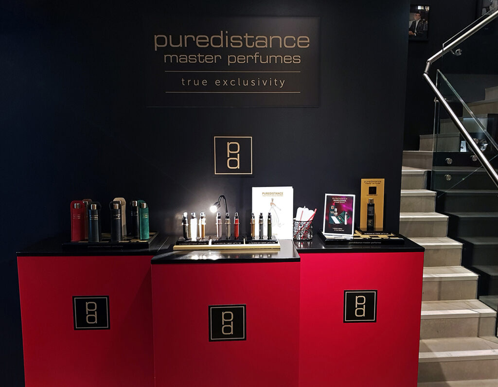 Puredistance presentation at Jovoy Mayfair in London